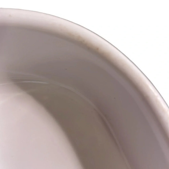 𝅺Vintage1960's White Ironstone Heart Baking Dish Serving‎ Tray - Picture 4 of 5